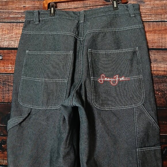 Sean John Jeans Mens 40X30 Carpenter Vintage 90s Baggy - Picture 3 of 8